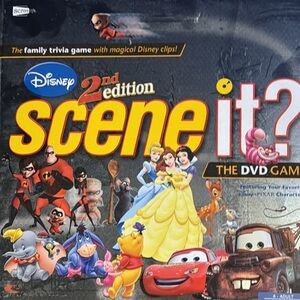 Disney Scene It? Quick Start Guide - Blue Yellow